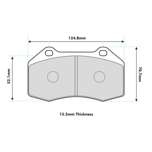 PBS Performance Front Brake Pads | Renault Megane 225 & R26 | Mk2 RS