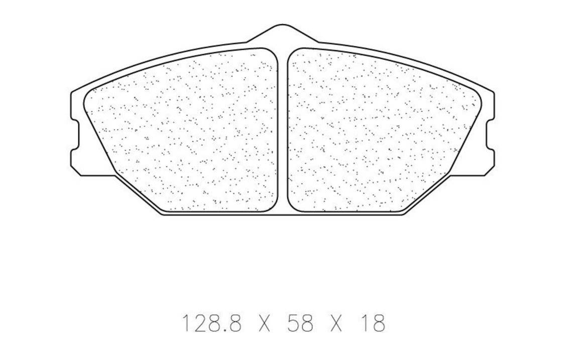 CL Brakes 4026 Front Brake Pads | Renault Clio 172 & 182 Mk2 RS