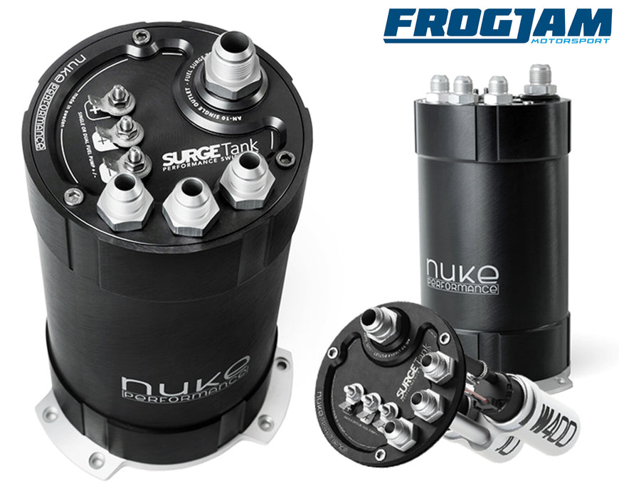 Nuke Performance | Fuel Surge Tank 3 Litre Swirl Pot for Deatschwerks DW400