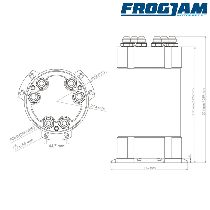 Nuke Performance | Fuel Surge Tank 3 Litre Swirl Pot for External Pumps