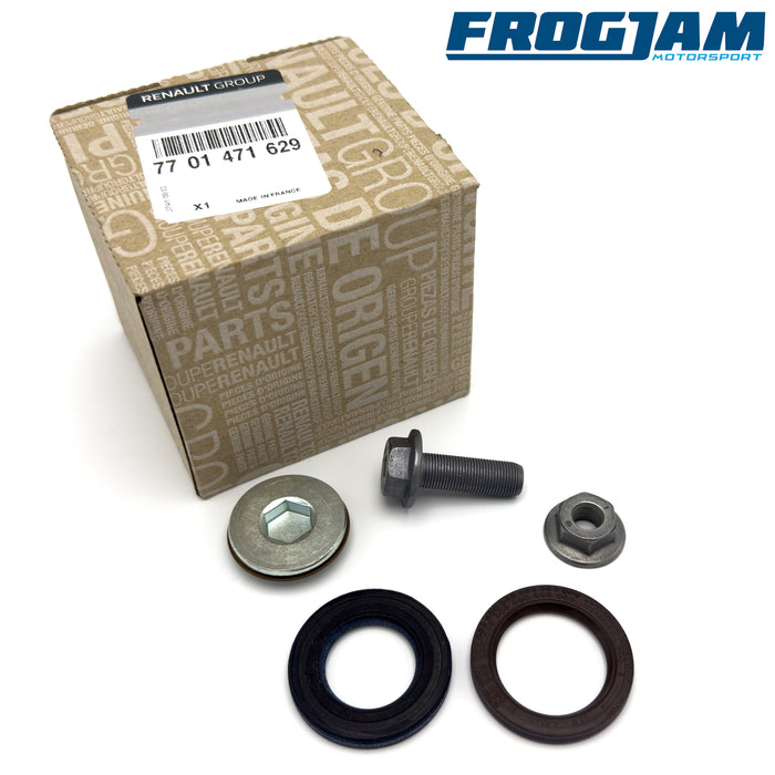 Genuine Cam Camshaft Nut, Bolt and Seal Kit | Renault Clio 172 182 Mk2 RS | 7701471629