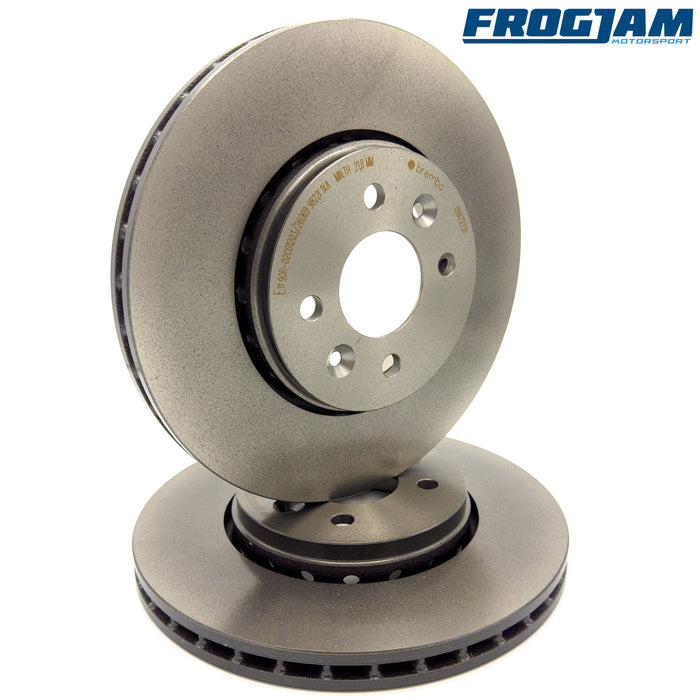 Brembo Front Brake Discs 'Track Spec' HC & UV Coated | Renault Clio Mk2 RS