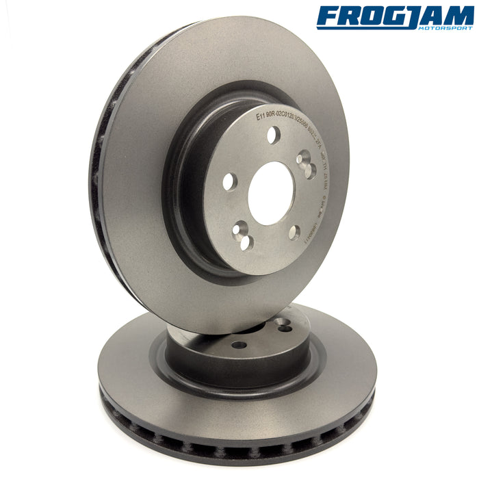 Brembo Front Brake Discs HC & UV Coated | Renault Clio 197 200 Mk3 RS | Megane Mk2 RS