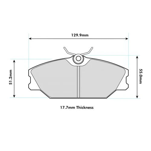 PBS Performance Front Brake Pads | Renault Clio 172 & 182 | Mk2 RS