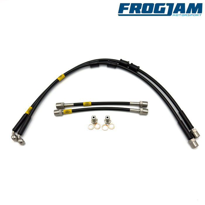Hel Performance Braided Brake Line Set | Renault Clio 197 & 200 | Mk3 RS