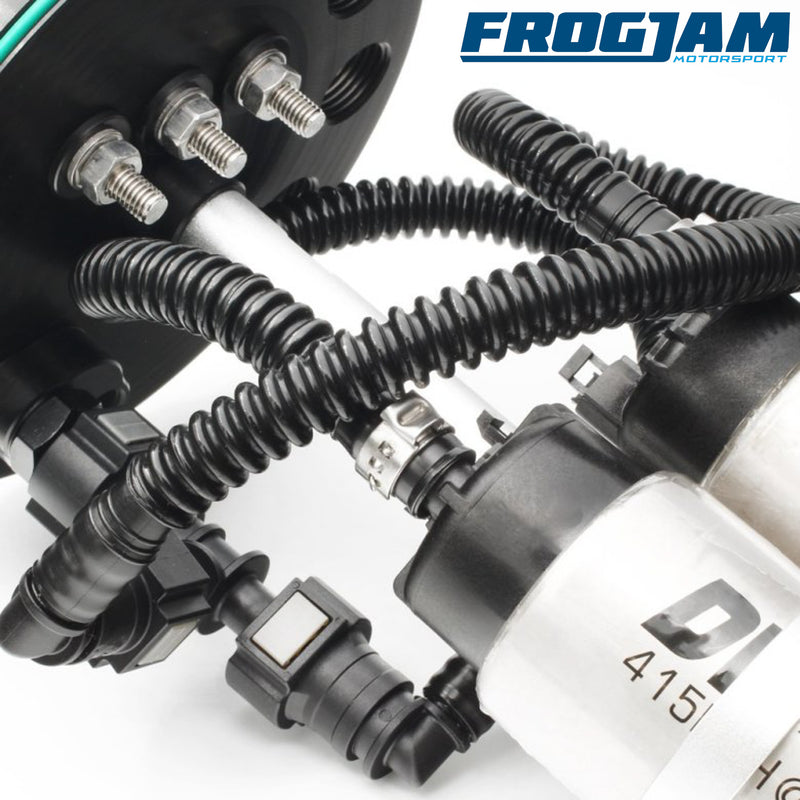 Nuke Performance | Fuel Surge Tank 3 Litre Swirl Pot for Deatschwerks DW400